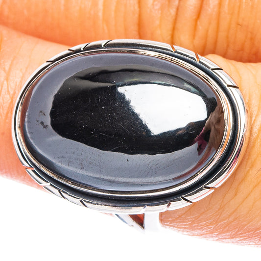 Hematite 925 Sterling Silver Ring Size 7 (925 Sterling Silver) R6110