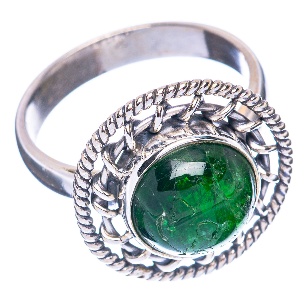 Rare Chrome Diopside Ring Size 6.75 (925 Sterling Silver) R2778
