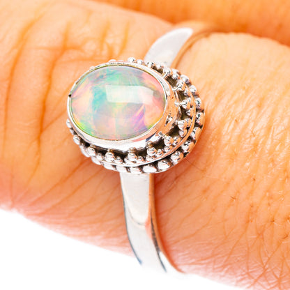 Rare Ethiopian Opal Ring Size 8.75 (925 Sterling Silver) R4399