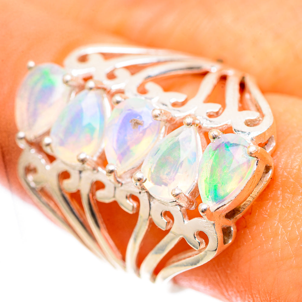 Ethiopian Opal 925 Sterling Silver Ring Size 8.5 (925 Sterling Silver) RING139385