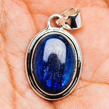 Kyanite Pendant 1 1/4" (.925 Sterling Silver)