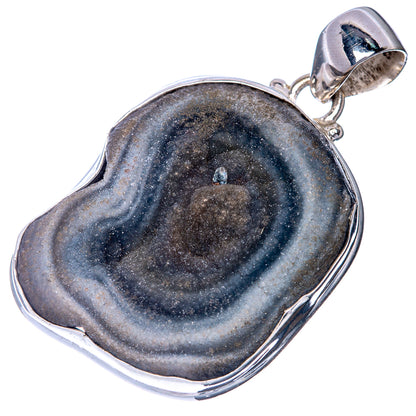 Desert Druzy Pendant 1 5/8" (925 Sterling Silver) P40854