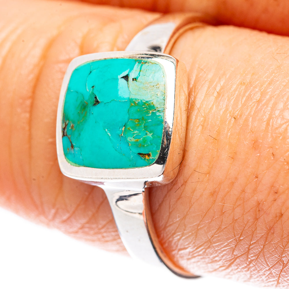 Rare Arizona Turquoise Ring Size 8.75 (925 Sterling Silver) R2178