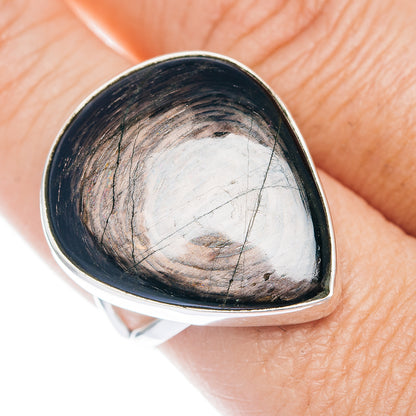 Premium Hypersthene Ring Size 8.75 (.925 Sterling Silver)