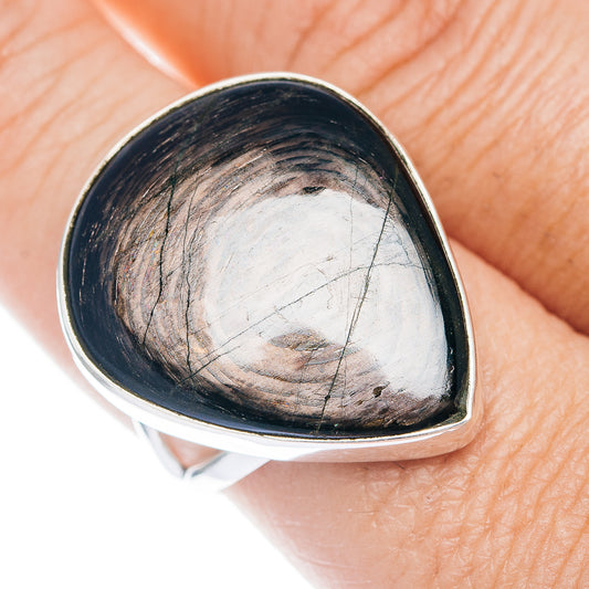 Premium Hypersthene Ring Size 8.75 (.925 Sterling Silver)