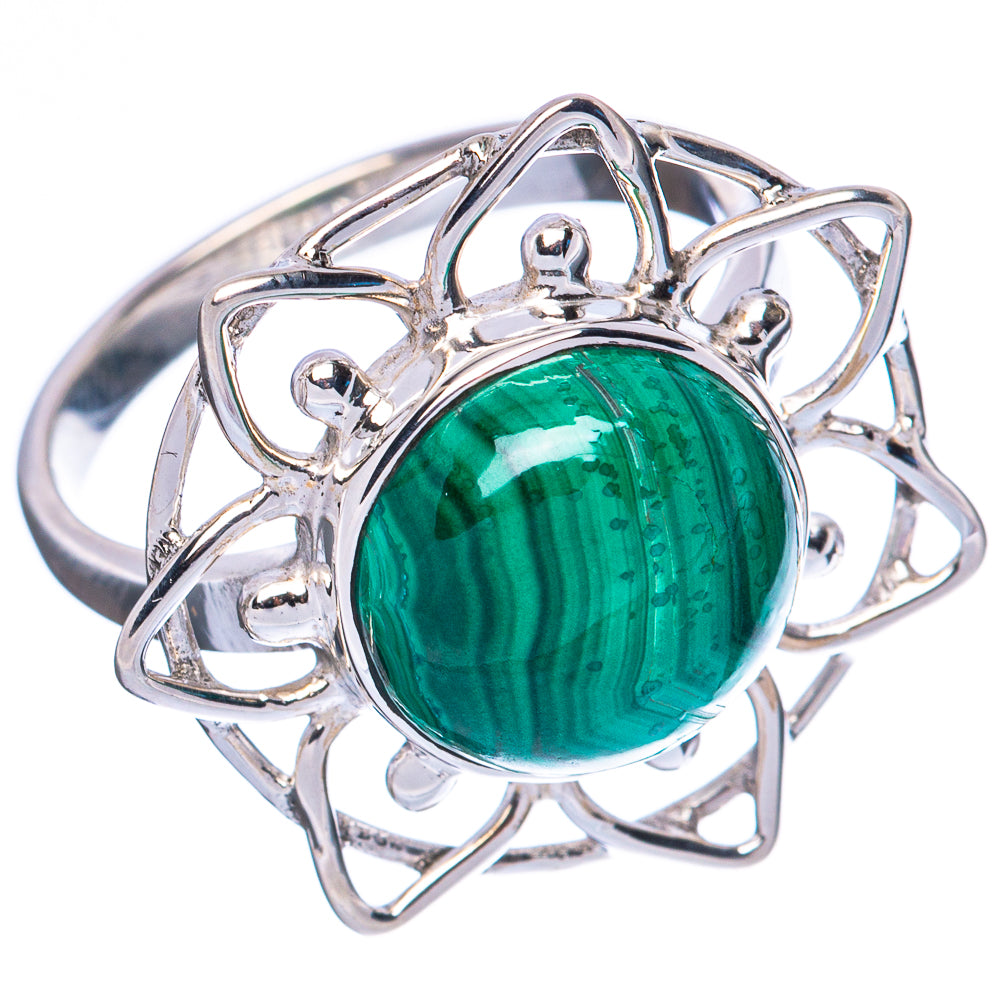 Premium Malachite 925 Sterling Silver Ring Size 5.75 Ana Co R3630