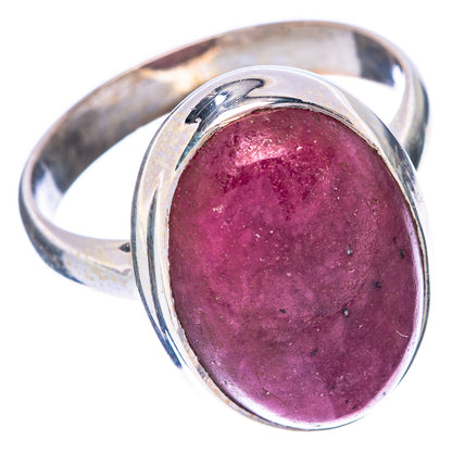 Rhodonite Ring Size 8.5 (925 Sterling Silver) R1717