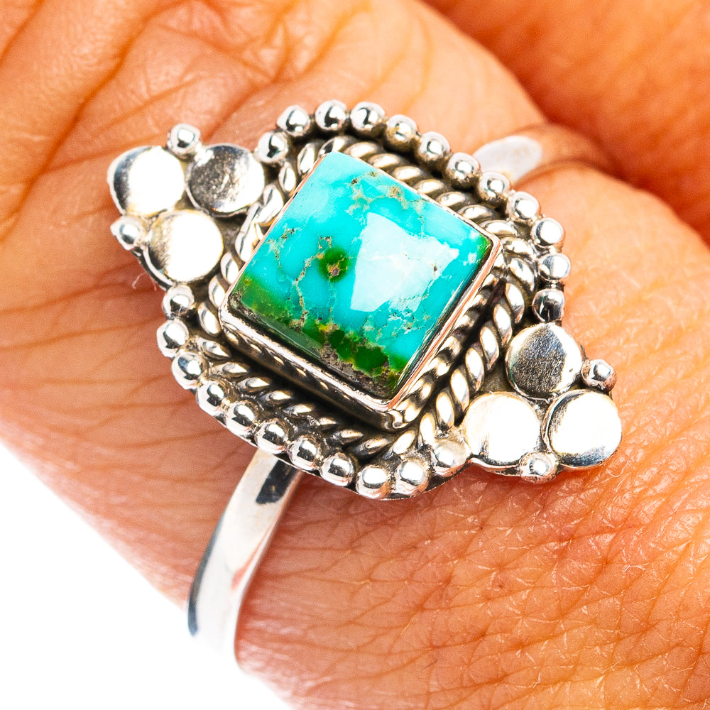 Palomino Turquoise Dainty Ring Size 9 (.925 Sterling Silver)