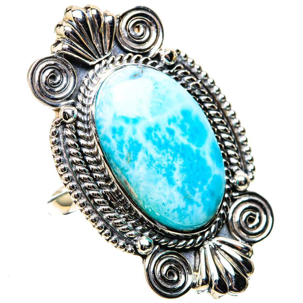 Signature Large Larimar Ring Size 7.5 (925 Sterling Silver) RING138169