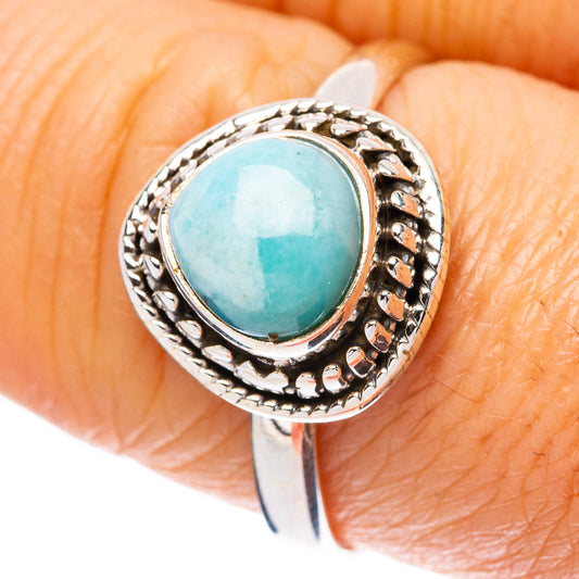 Larimar Ring Size 8.75 (925 Sterling Silver) R4433