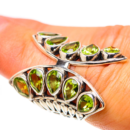 Large Peridot Ring Size 6 (925 Sterling Silver) RING138594