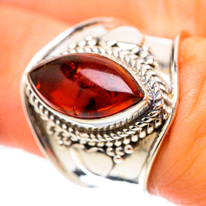 Baltic Amber Ring Size 6.5 (925 Sterling Silver) RING139054