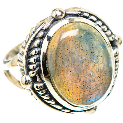 Labradorite Ring Size 8.5 (925 Sterling Silver) RING139197