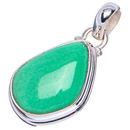 Variscite Pendant 1 3/8" (.925 Sterling Silver)