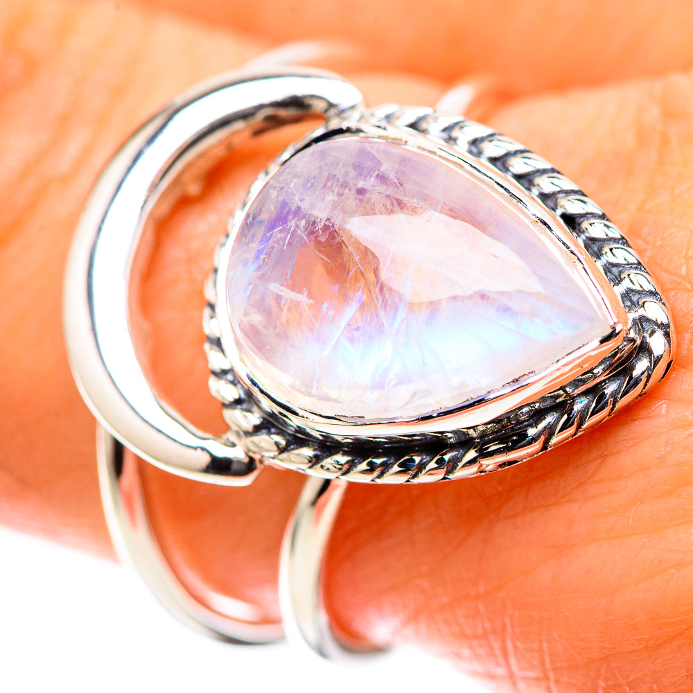 Premium Rainbow Moonstone Ring Size 8.75 (925 Sterling Silver) RING138237