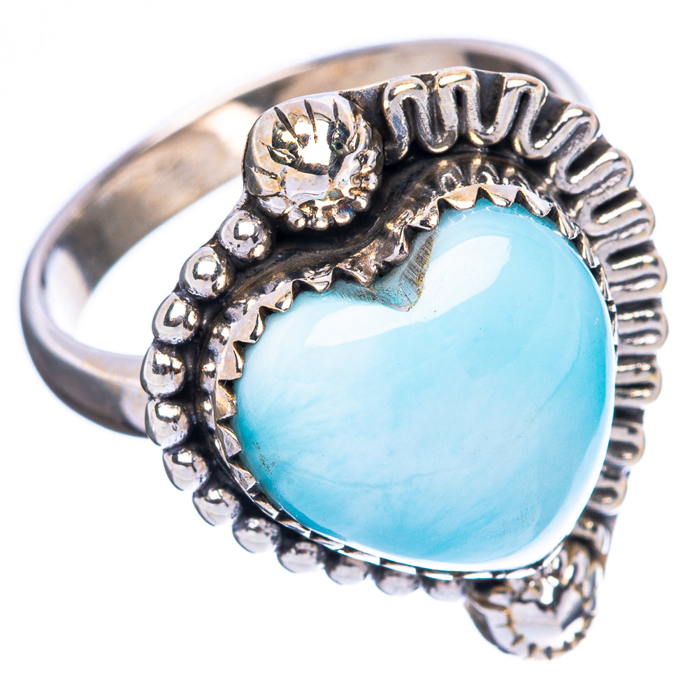 Larimar Ring Size 7 (925 Sterling Silver) R4472