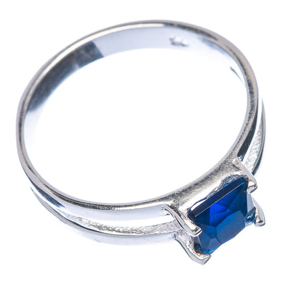 Sapphire Agate Dainty Ring Size 8 (925 Sterling Silver) R145904
