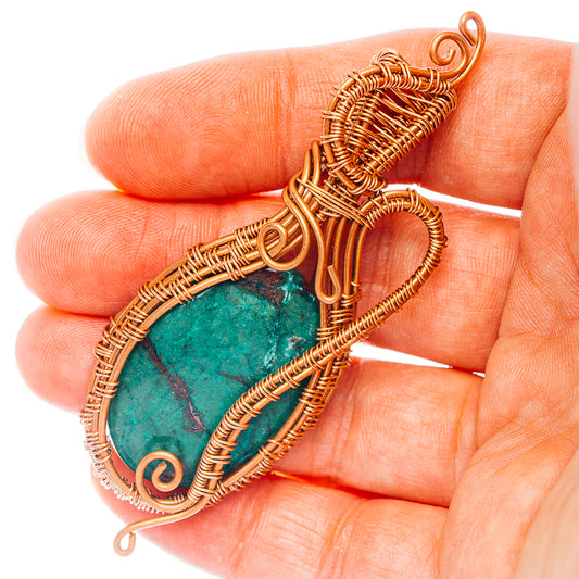 Sonora Sunrise Wire Wrap Pendant 3" (Copper)