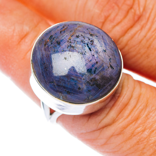 Premium Star Ruby Ring Size 7.75 (.925 Sterling Silver)