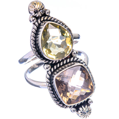 Large Multi-Topaz Ring Size 9.5 (925 Sterling Silver) R142757