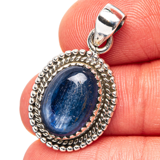 Kyanite Pendant 1 1/8" (.925 Sterling Silver)