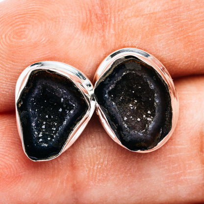 Tabasco Geode Earrings 5/8" (.925 Sterling Silver)