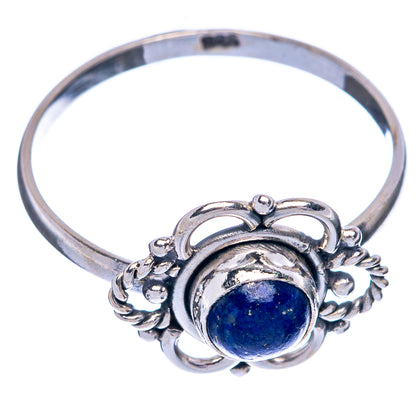 Lapis Lazuli Dainty Ring Size 9.25 (925 Sterling Silver) R145368