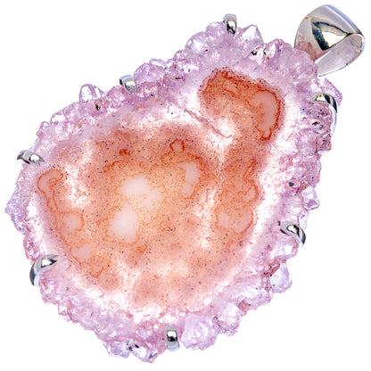 Amethyst Stalactite Pendant 1 3/4" (925 Sterling Silver) P41519