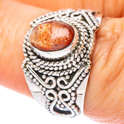 Sunstone 925 Sterling Silver Ring Size 6.75 (925 Sterling Silver) R3916