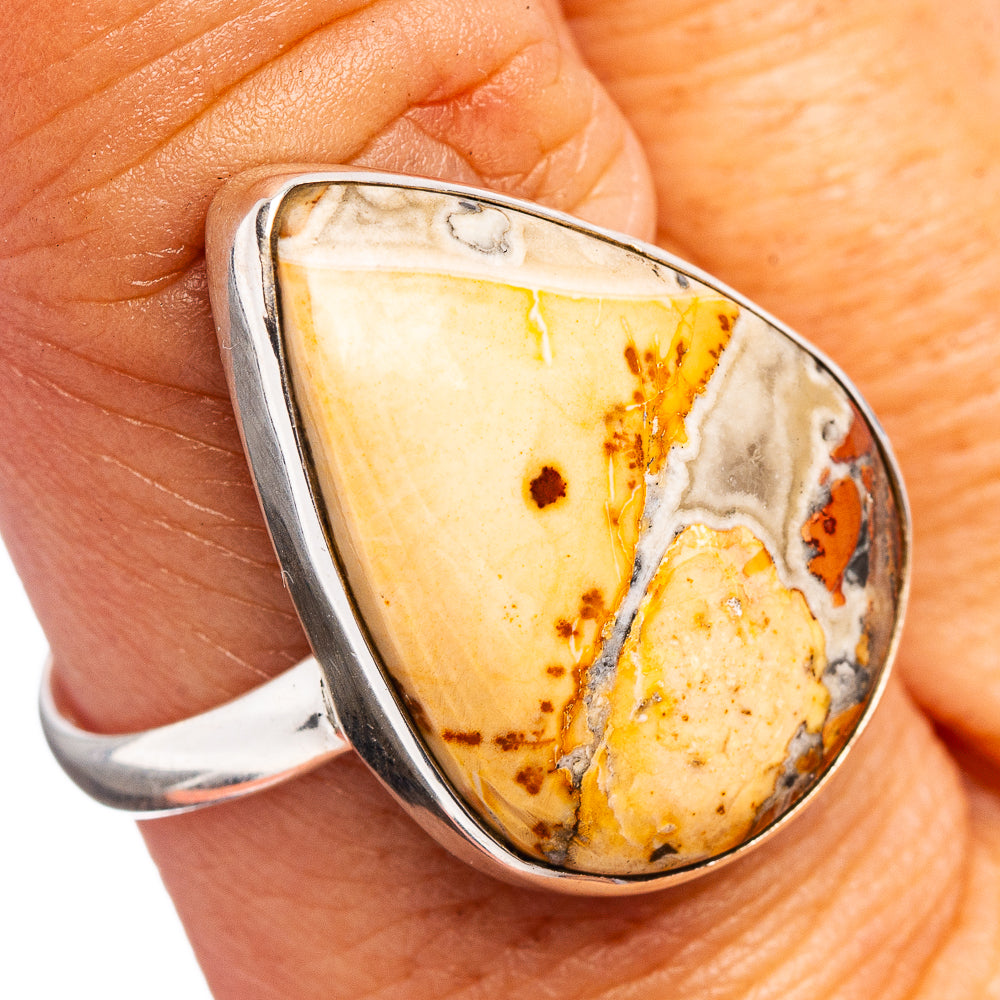 Premium Maligano Jasper Ring Size 9.25 (.925 Sterling Silver)