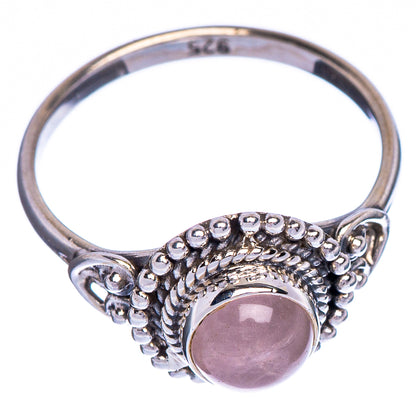 Rose Quartz Dainty Ring Size 6 (925 Sterling Silver) R147281