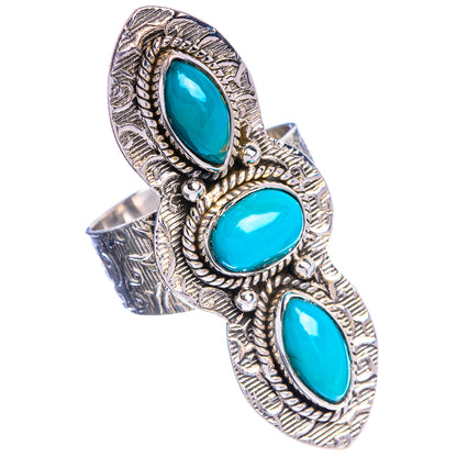 Large Sleeping Beauty Turquoise Ring Size 8 (925 Sterling Silver) R144374