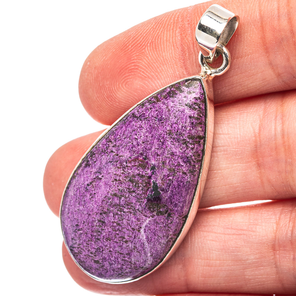 Purpurite Pendant 2" (.925 Sterling Silver)
