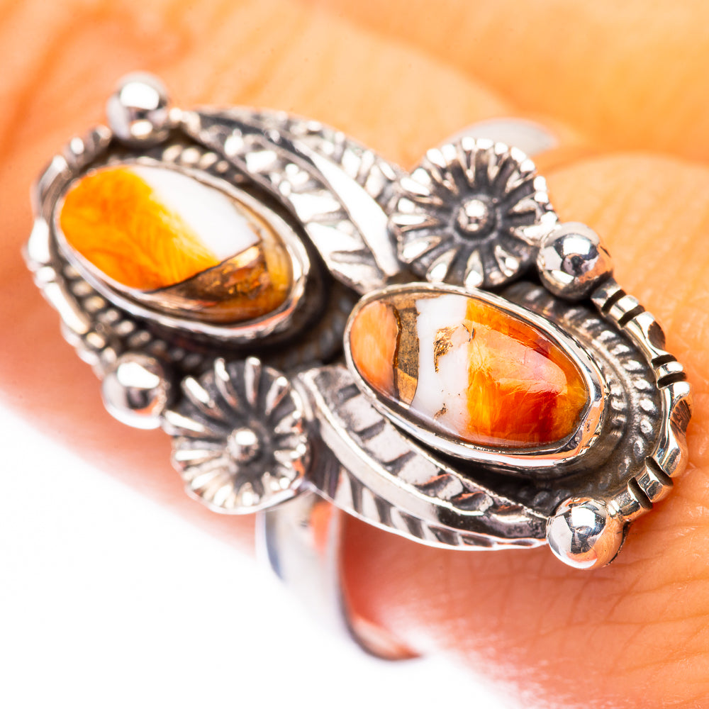 Spiny Oyster Turquoise Ring Size 9.5 (925 Sterling Silver) R140582