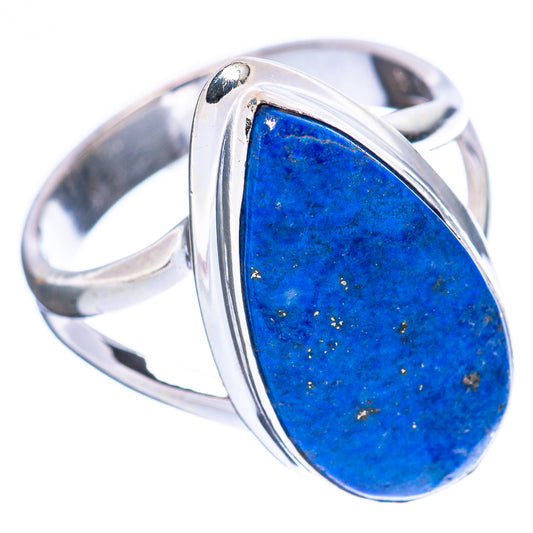Lapis Lazuli Ring Size 6 (925 Sterling Silver) R3997