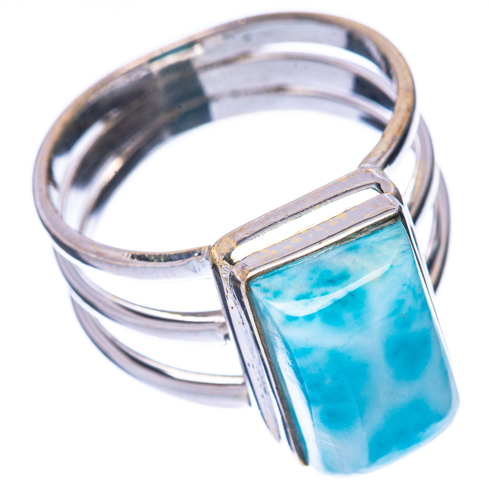 Larimar Ring Size 6.75 (925 Sterling Silver) R1691
