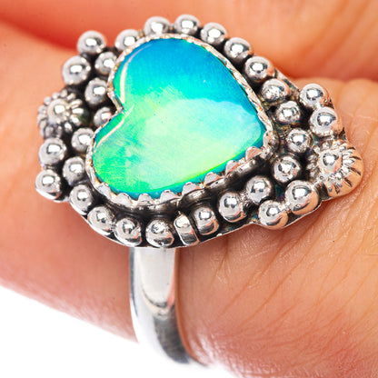 Aura Opal Ring Size 7 (925 Sterling Silver) R145154