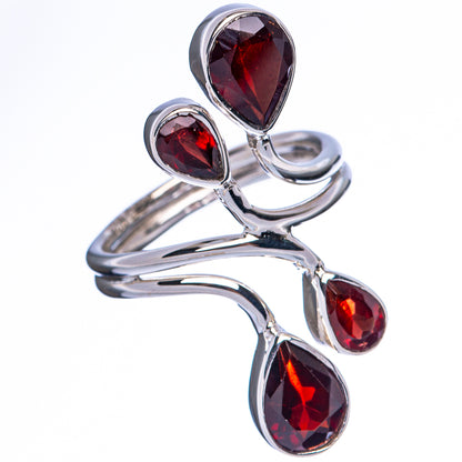 Asc Premium Garnet Ring Size 5.75 (925 Sterling Silver) R3467
