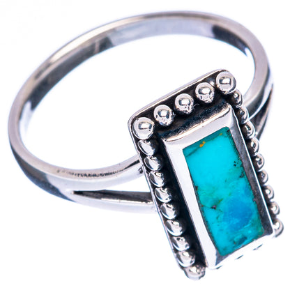 Rare Arizona Turquoise Ring Size 6.75 (925 Sterling Silver) R3244