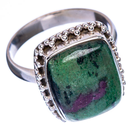 Ruby Zoisite Ring Size 8.75 (925 Sterling Silver) R146221