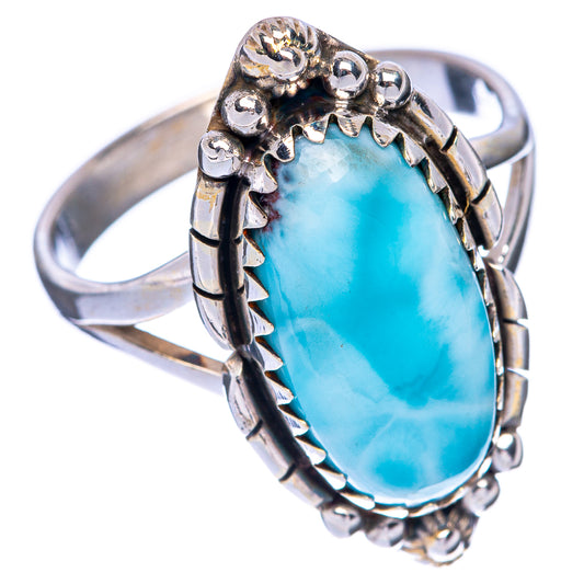 Larimar Ring Size 10 (925 Sterling Silver) R144745