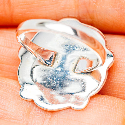 Southwestern Style Pink Opal Ring Size 5.75 (.925 Sterling Silver)