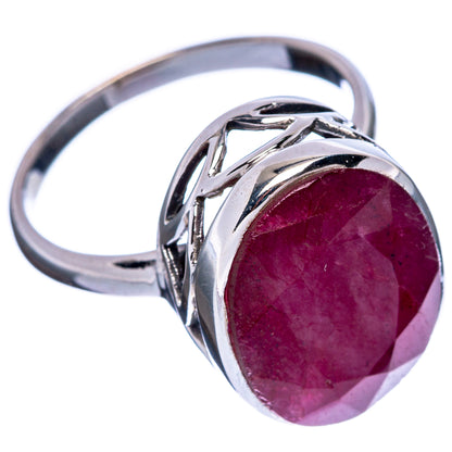 Red Sillimanite Ring Size 8.75 (925 Sterling Silver) R146416