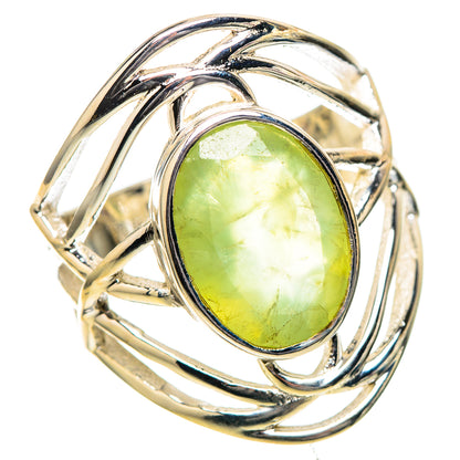 Prehnite Ring Size 7.5 (925 Sterling Silver) RING137901