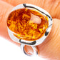 Baltic Amber Ring Size 7 (925 Sterling Silver) R1858