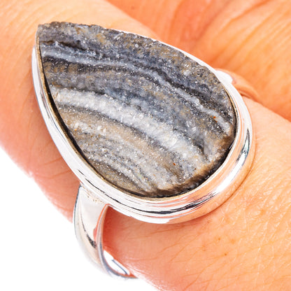 Desert Rose Druzy Ring Size 10 (.925 Sterling Silver)