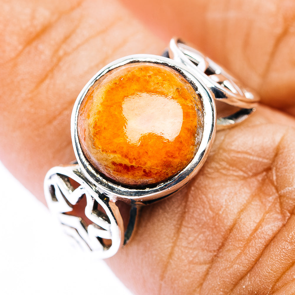 Sponge Coral Ring Size 6.25 (.925 Sterling Silver)