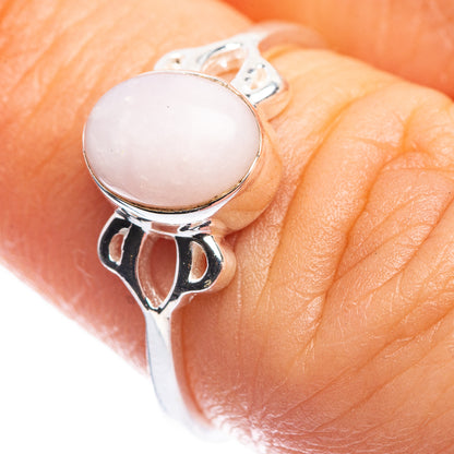 Pink Opal Dainty Ring Size 6 (925 Sterling Silver) R142605