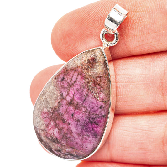 Cobalto Calcite Pendant 1 3/4" (.925 Sterling Silver)
