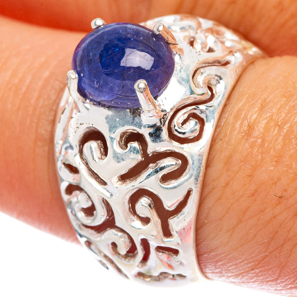 Natural Tanzanite Ring Size 8 (925 Sterling Silver) R145963